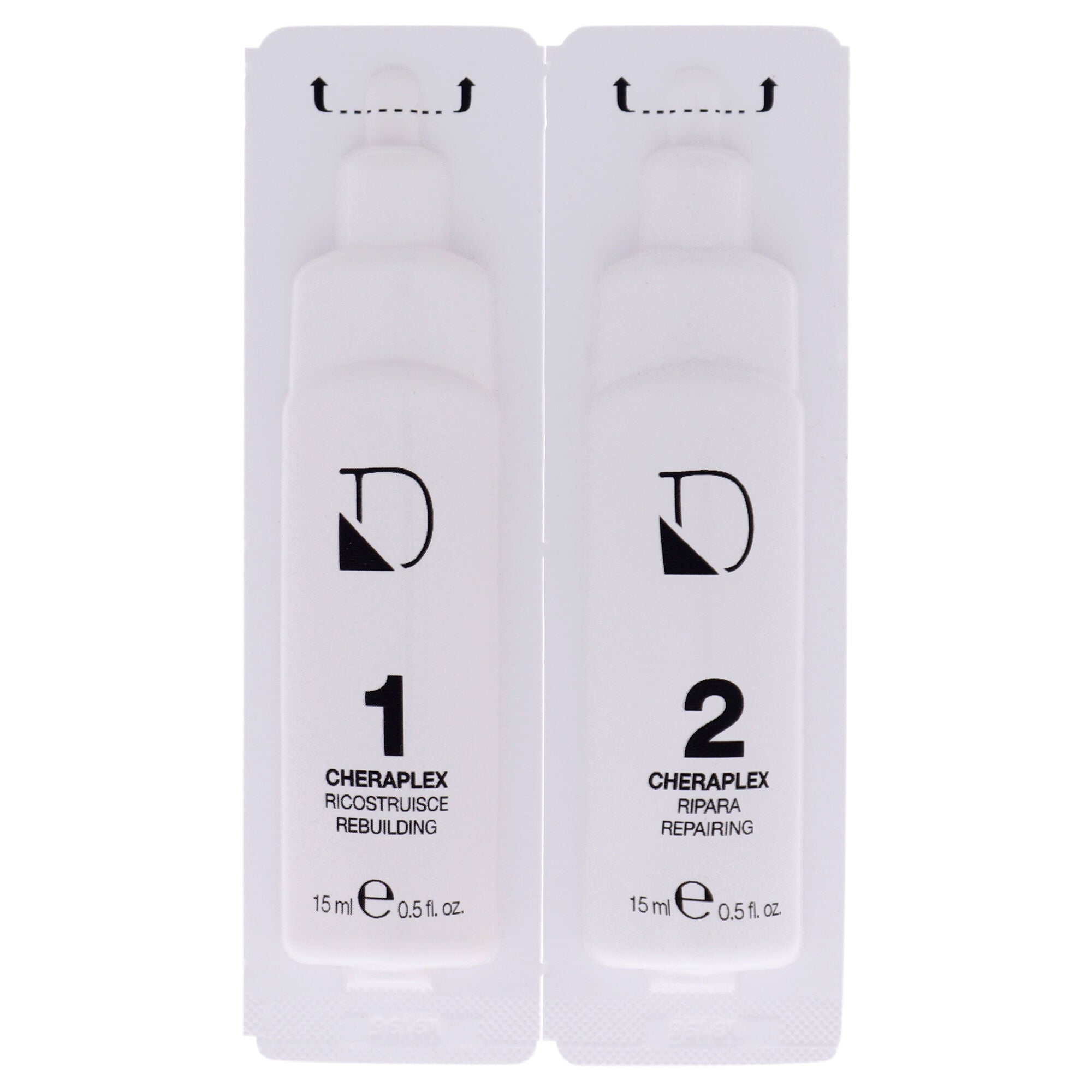 Cheraplex Instant Action Hair Rebuilding Kit by Diego Dalla Palma for Unisex - 2 x 0.5 oz Treatment, See Description, alternate image number 1