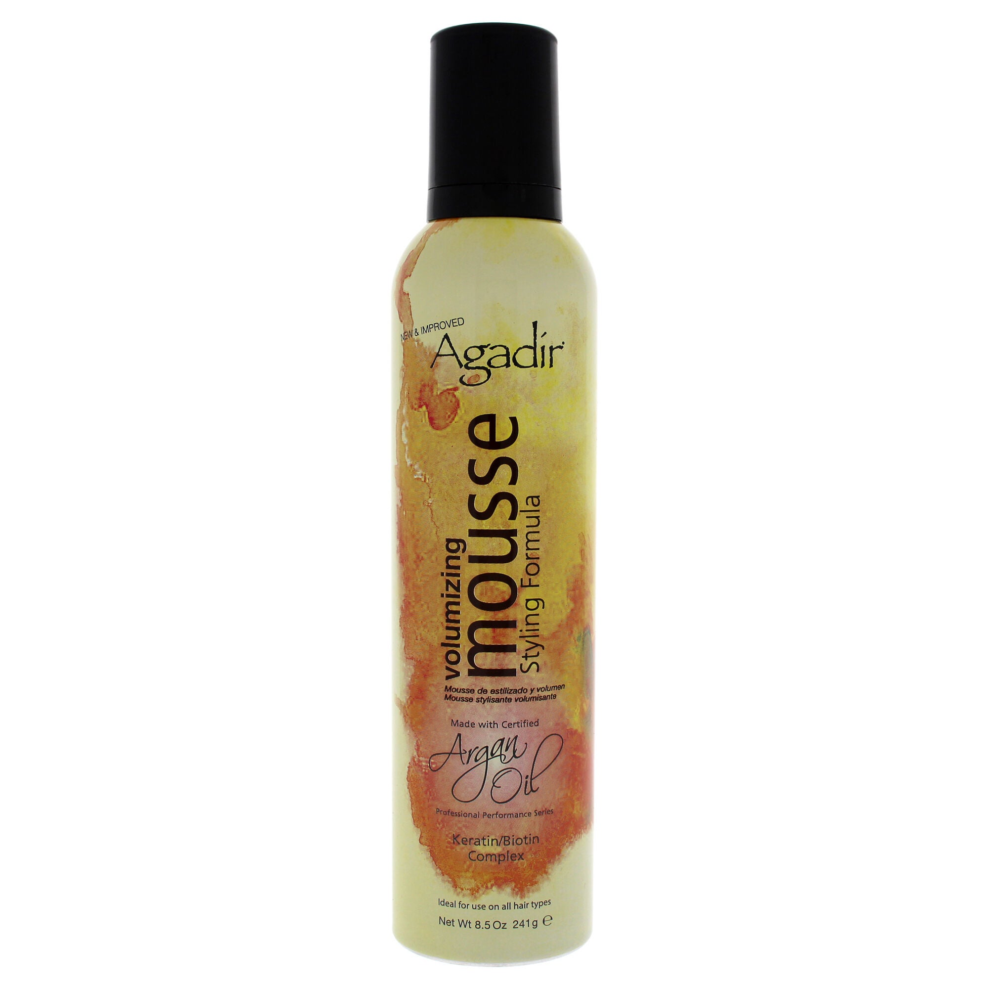 Argan Oil Styling Mousse by Agadir for Unisex - 8.5 oz Mousse, See Description, hi-res image number 0