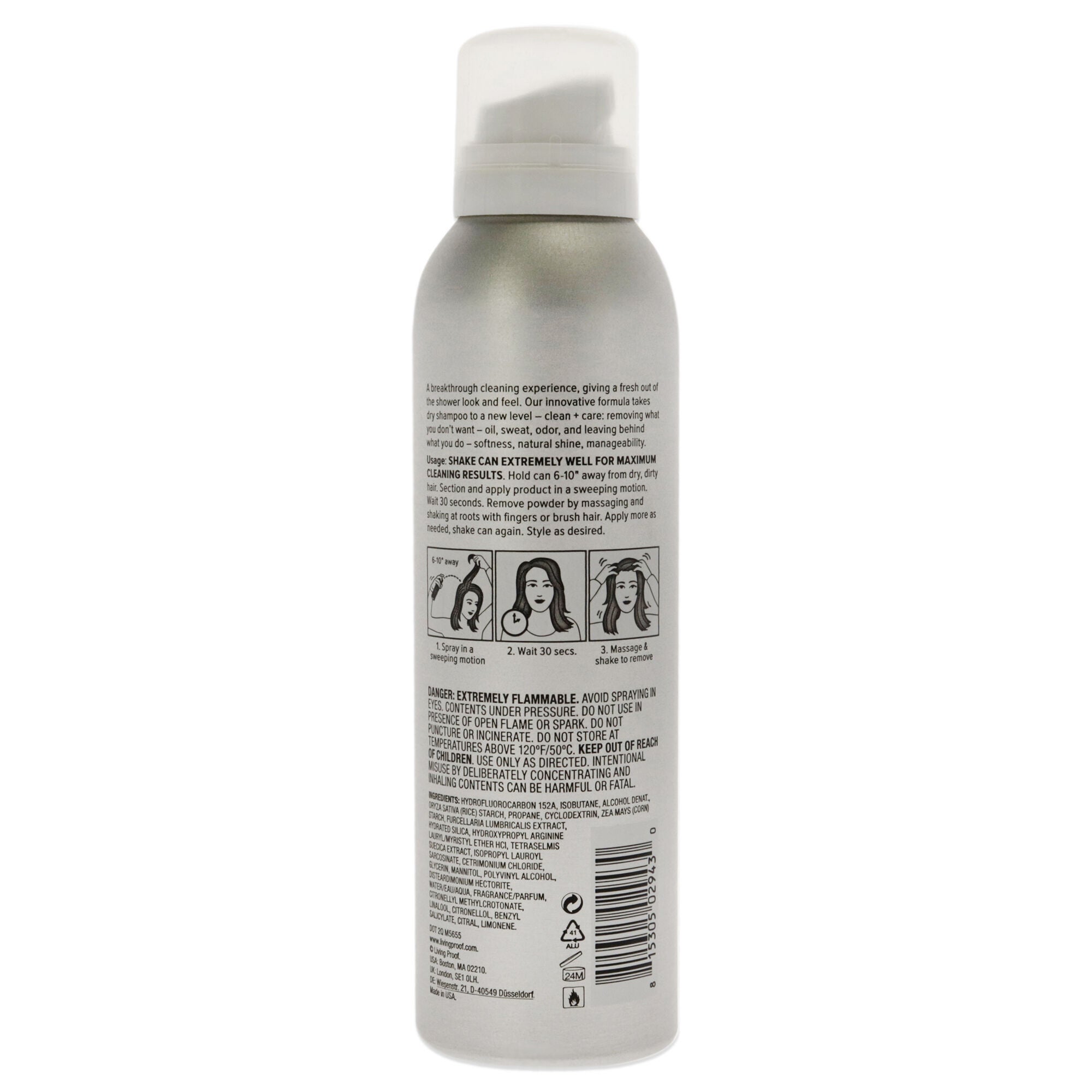 Perfect Hair Day Advance Clean Dry Shampoo by Living Proof for Unisex - 5.5 oz Dry Shampoo, See Description, alternate image number 1