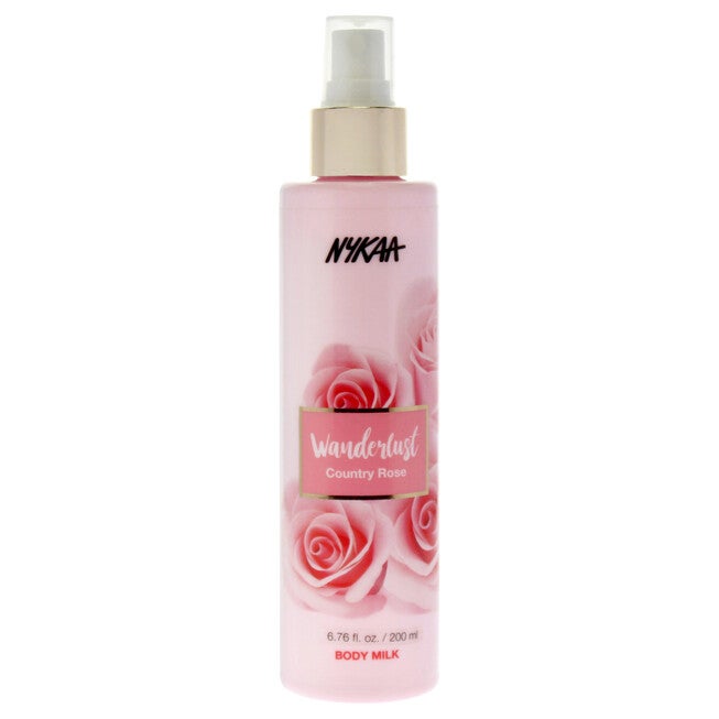 Wanderlust Body Milk - Country Rose by Nykaa Naturals for Women - 6.76 oz Body Milk, , alternate image number null
