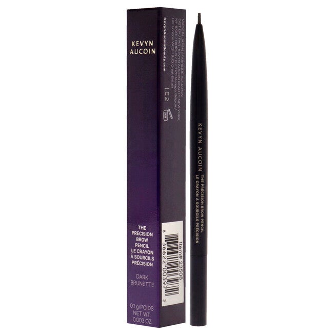 The Precision Brow Pencil - Dark Brunette by Kevyn Aucoin for Women - 0.003 oz Eyebrow Pencil, NA, alternate image number null