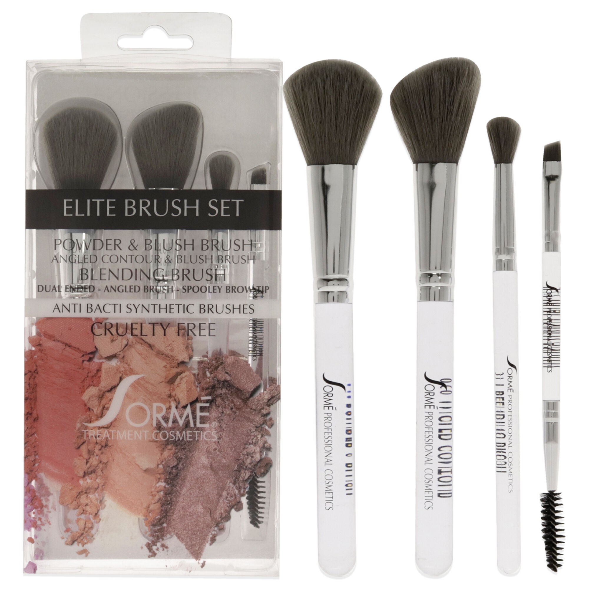 Elite Brush Set by Sorme Cosmetics for Women - 4 Pc, See Description, hi-res image number 0