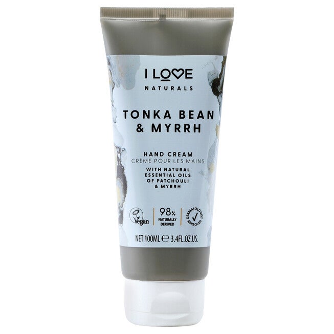 Naturals Hand Cream - Tonka Bean and Myrrh by I Love Cosmetics for Women - 3.4 oz Cream, See Description, hi-res image number 0