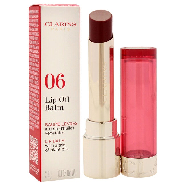 Lip Oil Balm - 06 Fig by Clarins for Women - 0.1 oz Lip Balm, NA, alternate image number null