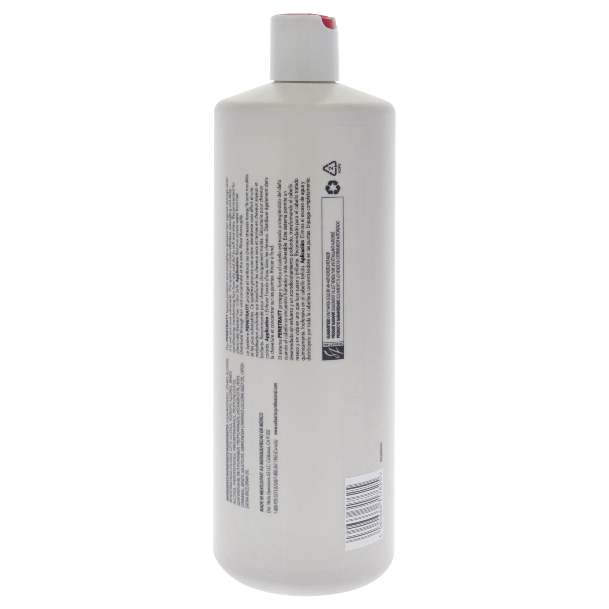 Penetraitt Strengthening and Repair Conditioner by Sebastian for Unisex - 33.8 oz Conditioner, See Description, alternate image number 2