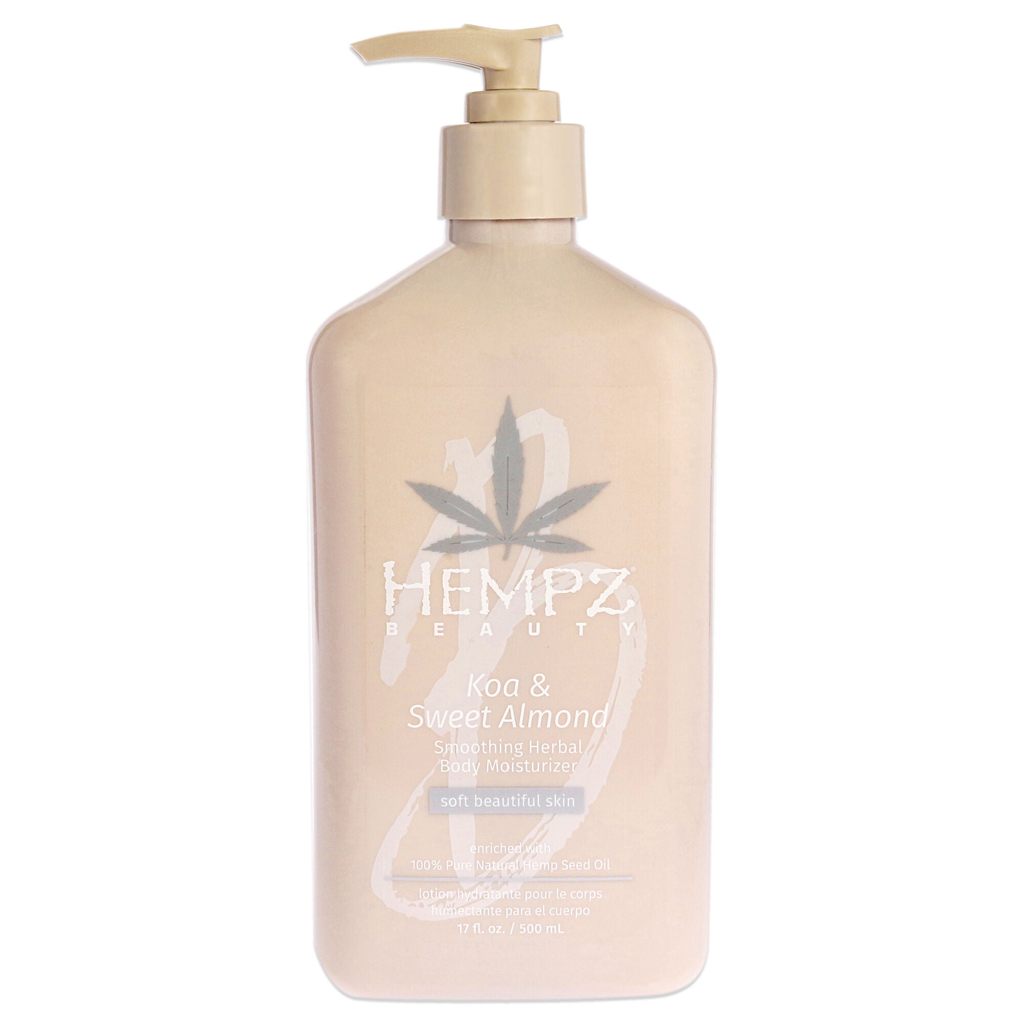Koa and Sweet Almond Smoothing Herbal Body Moisturizer by Hempz for Unisex - 17 oz Moisturizer, , alternate image number 2