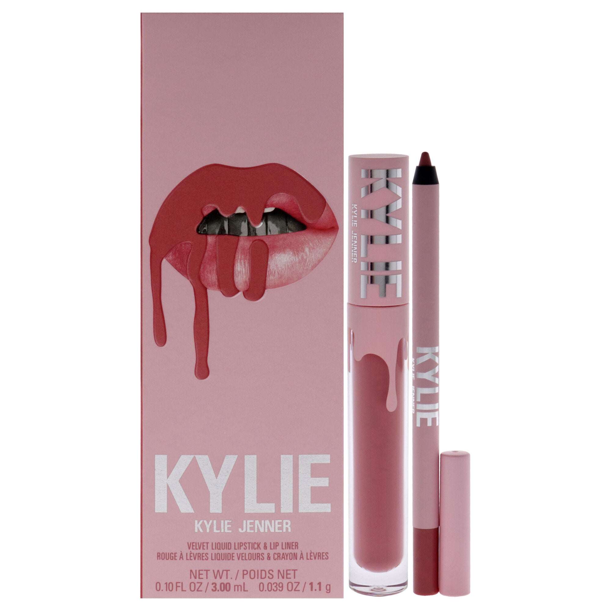 Velvet Lip Kit - 305 Harmony by Kylie Cosmetics for Women - 2 Pc 0.10oz Velvet Liquid Lipstick, 0.039oz Lip Liner, See Description, hi-res image number 0