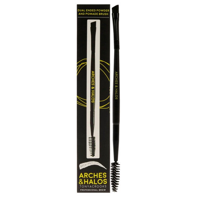 Dual Ended Powder and Pomade Brush by Arches and Halos for Unisex - 1 Pc Brush, See Description, hi-res image number 0