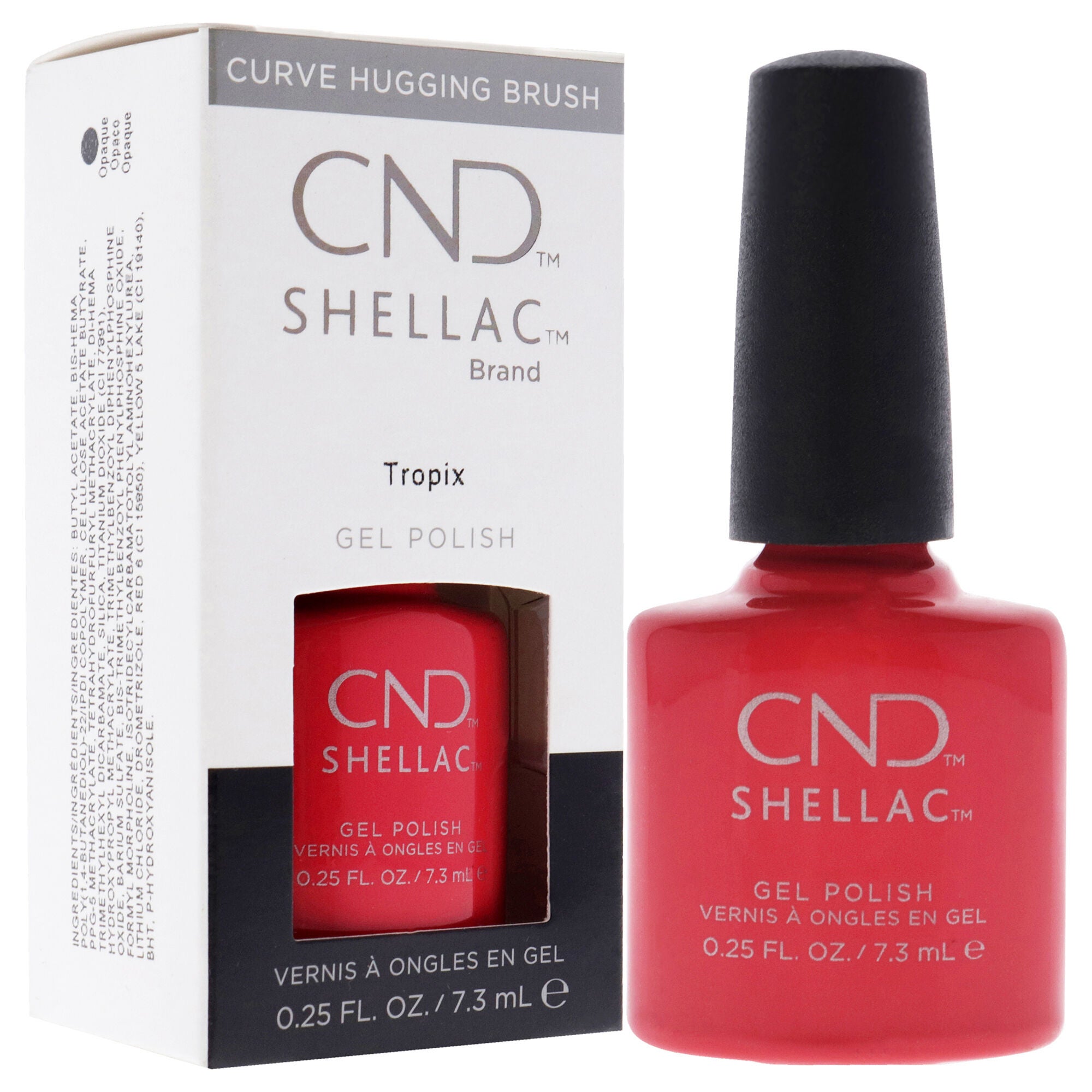 Shellac Nail Color - Tropix by CND for Women - 0.25 oz Nail Polish, , alternate image number 7