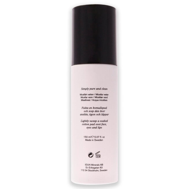 Moisturizing Cleansing Micellar Water by Idun Minerals for Unisex - 5.07 oz Cleanser, , alternate image number null