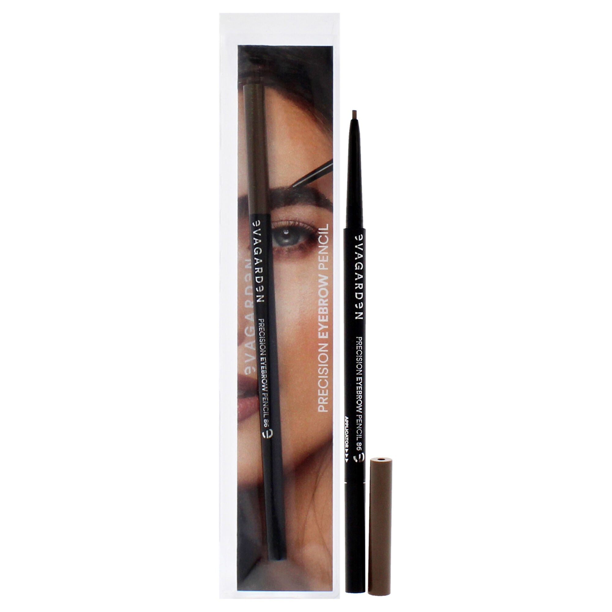 Precision Eyebrow Pencil - 86 Medium by Evagarden for Women - 0.001 oz Eyebrow Pencil, See Description, hi-res image number 0