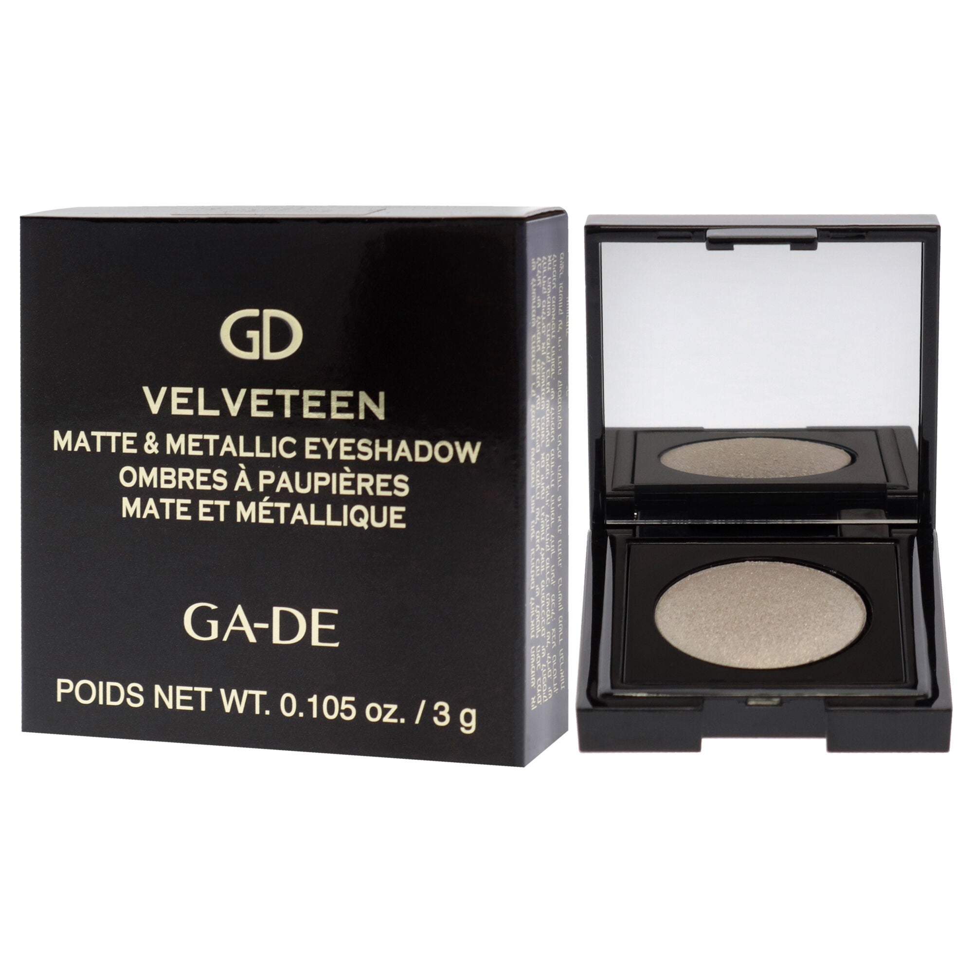 Velveteen Matte and Metallic Eyeshadow - 126 Diamonds by GA-DE for Women - 0.105 oz Eye Shadow, See Description, alternate image number 2