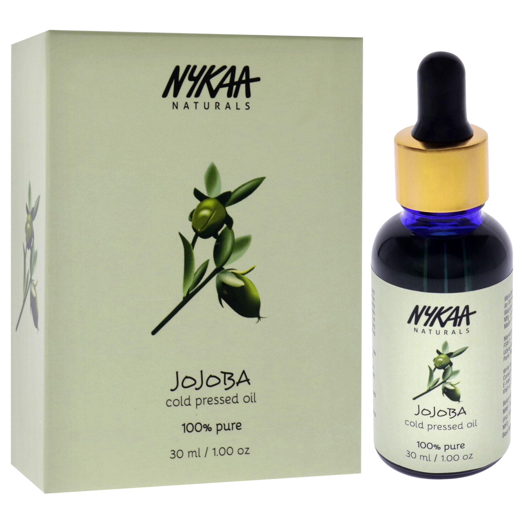 100 Percent Pure Cold Pressed Oil - Jojoba by Nykaa Naturals for Women - 1 oz Oil, See Description, alternate image number 1