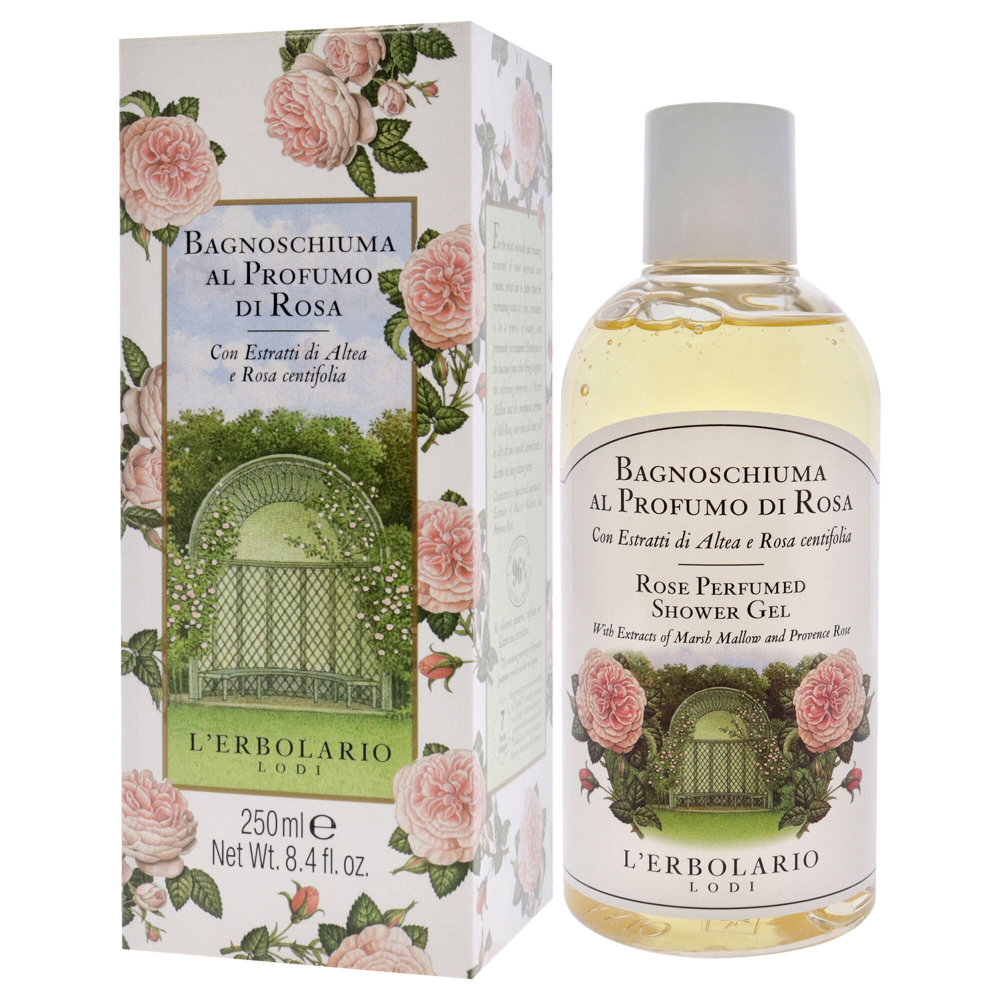 Perfumed Shower Gel - Rosa by LErbolario for Unisex - 8.4 oz Shower Gel, NA, alternate image number 3