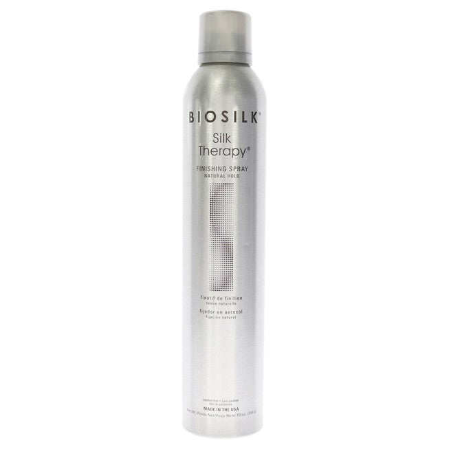 Silk Therapy Finishing Spray - Natural Hold by Biosilk for Unisex - 10 oz Hair Spray, NA, hi-res image number null