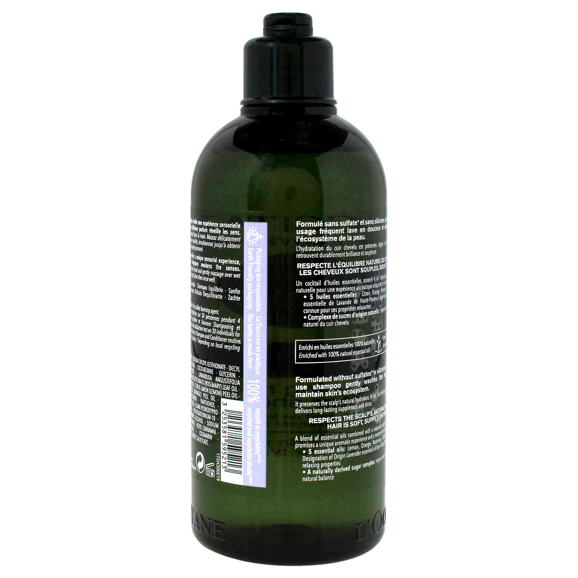 Gentle and Balance Shampoo by LOccitane for Unisex - 10 oz Shampoo, See Description, alternate image number 2