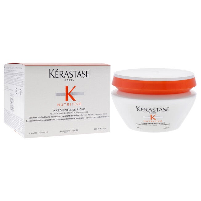 Nutritive Masquintense Riche - Very Dry to Thick Hair by Kerastase for Unisex - 6.8 oz Masque, , alternate image number null