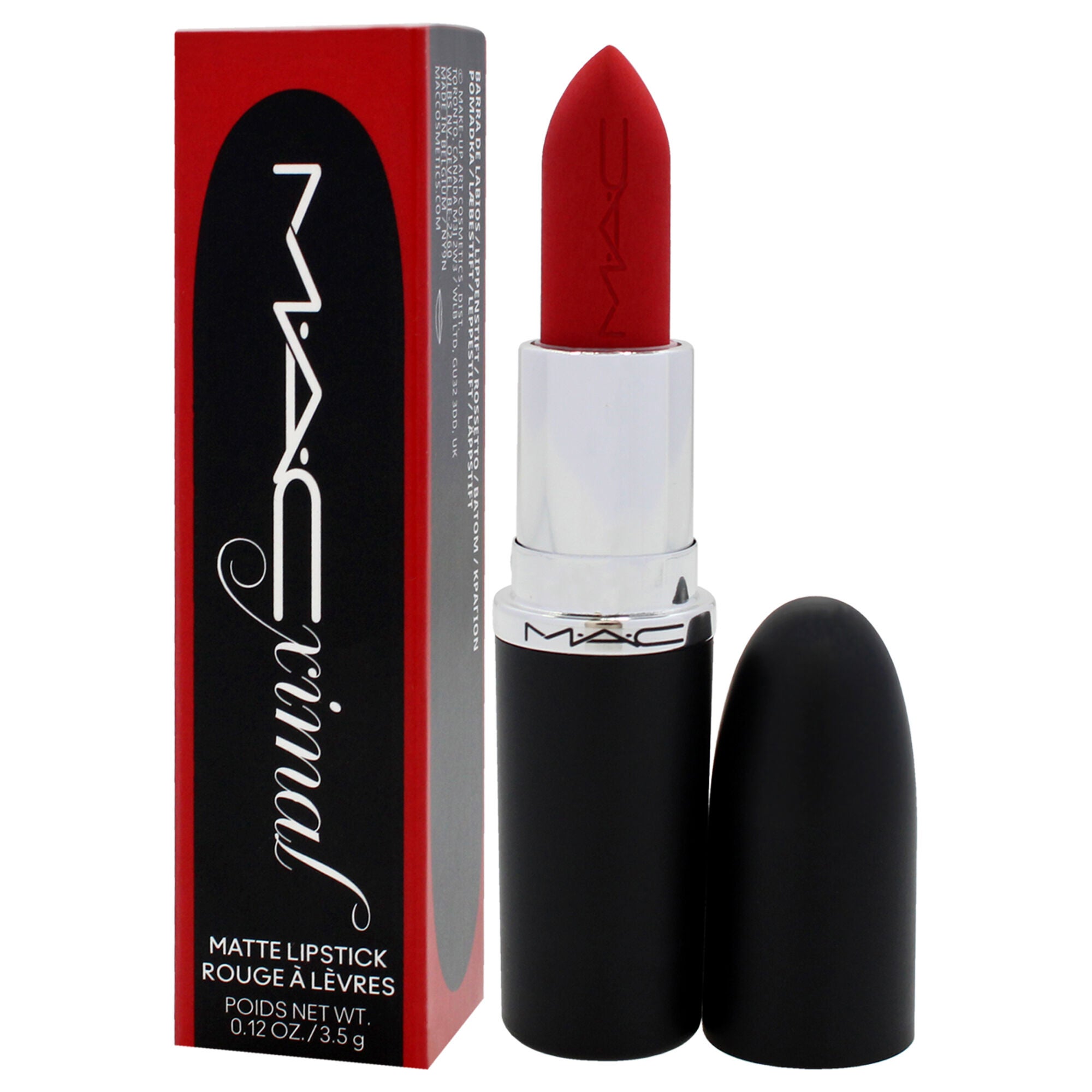Macximal Matte Lipstick - 691 Ruby Woo by MAC for Women - 0.12 oz Lipstick, 691 Ruby Woo, alternate image number 2