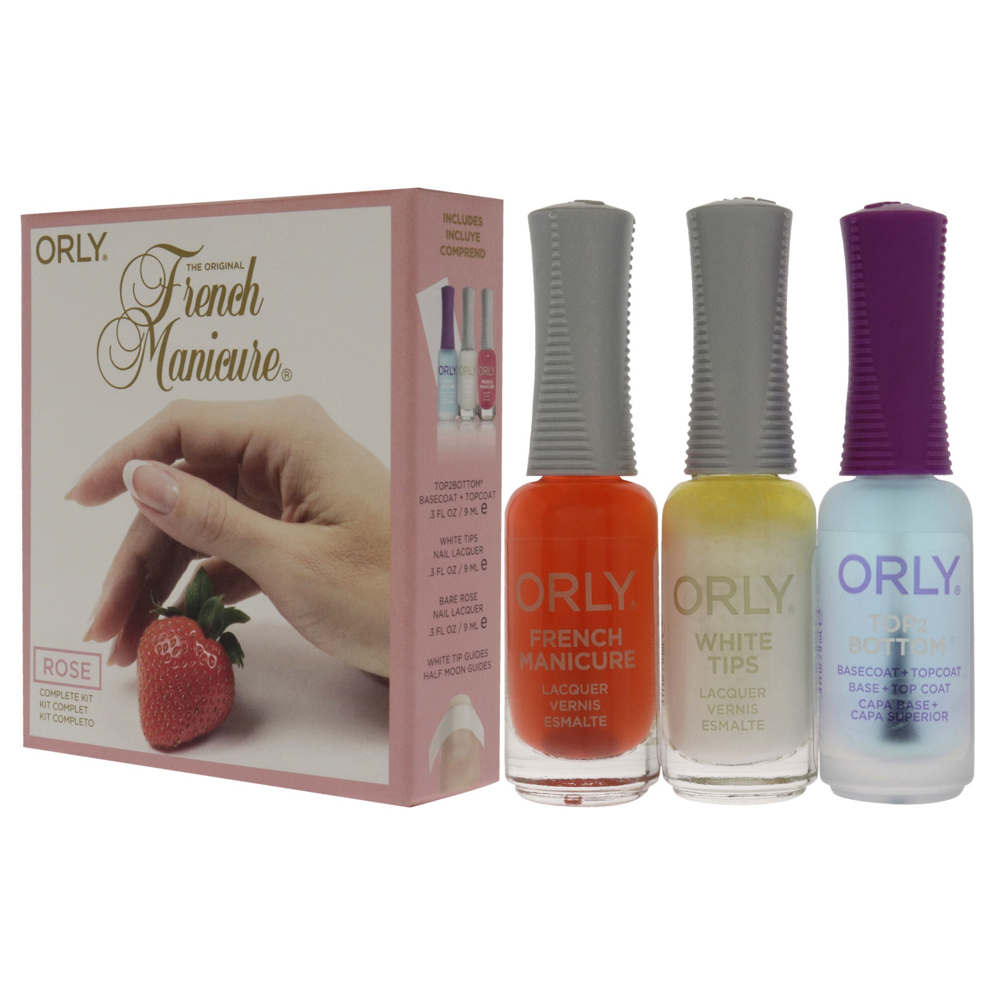 The Original French Manicure Kit Rose by Orly for Women - 4 Pc Kit, See Description, alternate image number 3