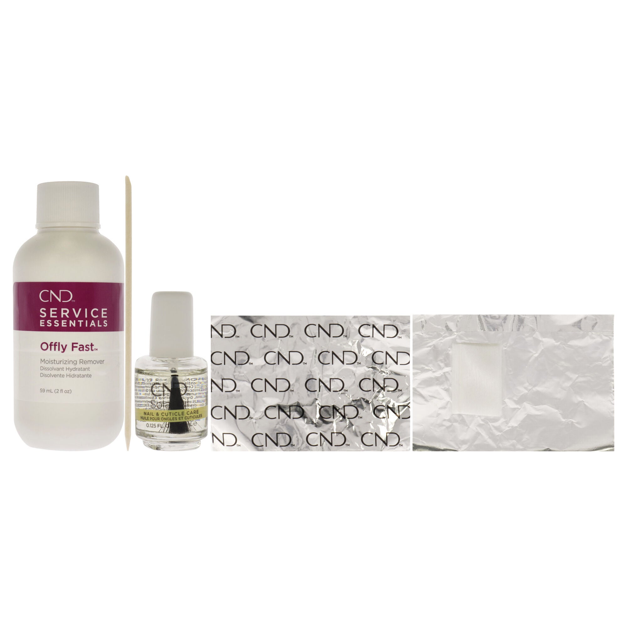 Shellac Offly Fast 8 Minute Removal and Care Kit by CND for Women - 5 Pc Set, , alternate image number 5