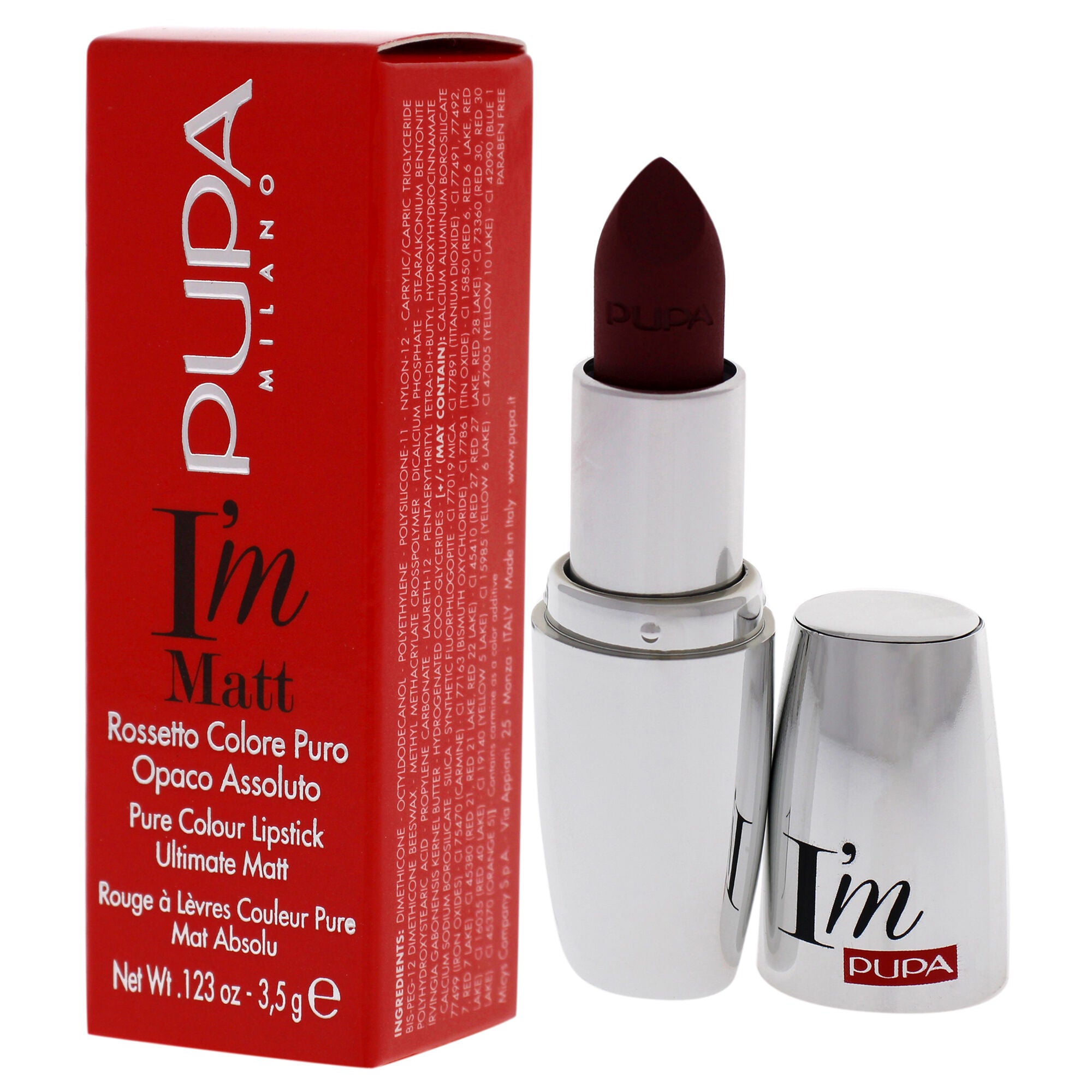 I Am Matte Pure Colour Lipstick - 013 Brown Rose by Pupa Milano for Women - 0.123 oz Lipstick, See Description, alternate image number 3