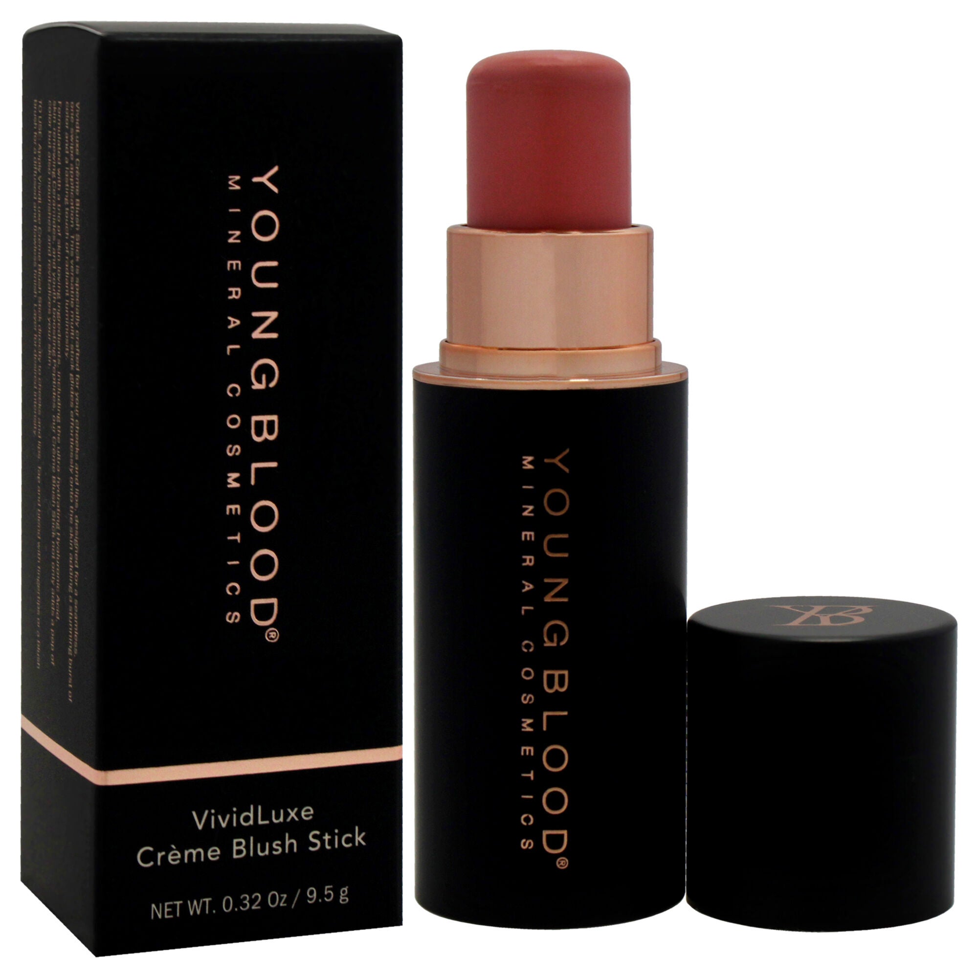 VividLuxe Creme Blush Stick - Pink Prosecco by Youngblood for Women - 0.32 oz Blush, See Description, alternate image number 1