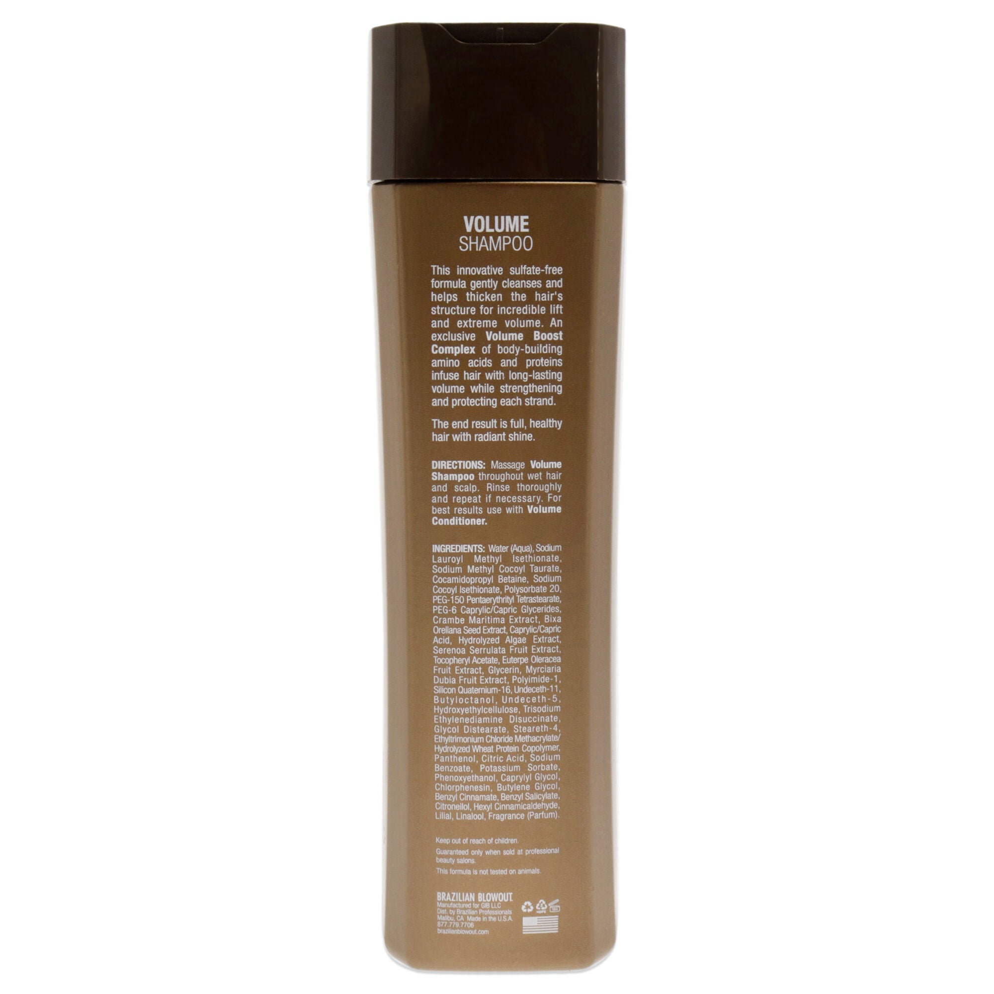 Volume Shampoo by Brazilian Blowout for Unisex - 12 oz Shampoo, See Description, alternate image number 2
