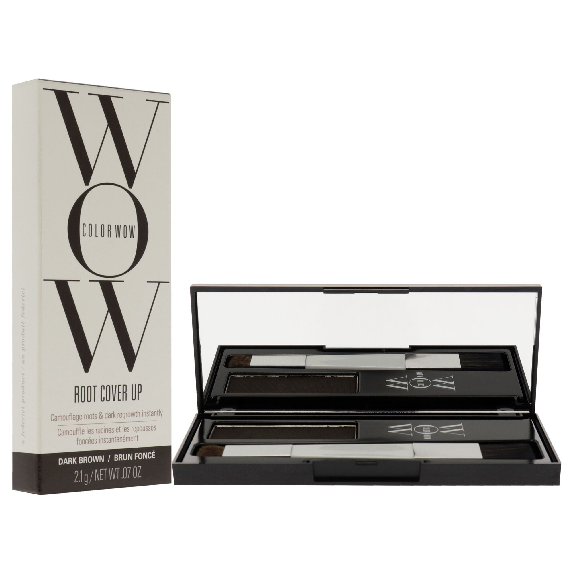 Root Cover Up - Dark Brown by Color Wow for Women - 0.07 oz Hair Color, See Description, alternate image number 1