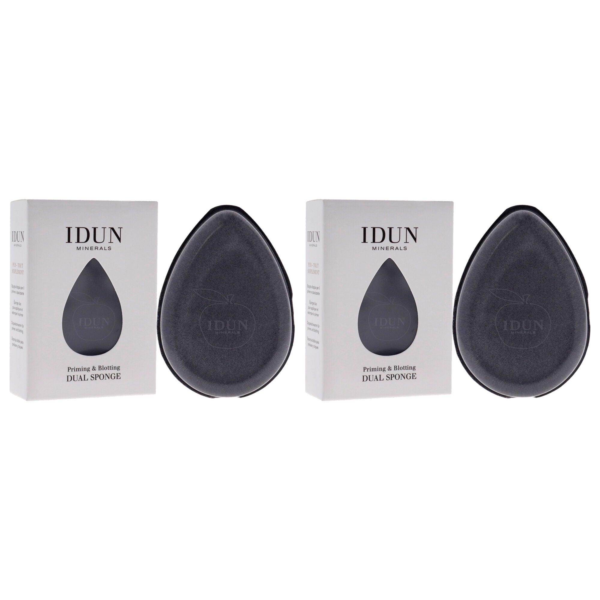 Primer and Blotting Dual Sponge - 049 by Idun Minerals for Women - 1 Pc Sponge - Pack of 2, See Description, alternate image number 1