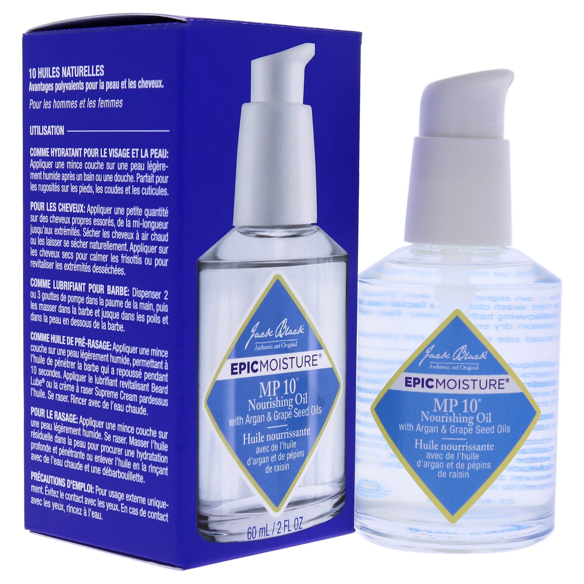Epic Moisture MP10 Nourishing Oil by Jack Black for Unisex - 2 oz Oil, , alternate image number 6