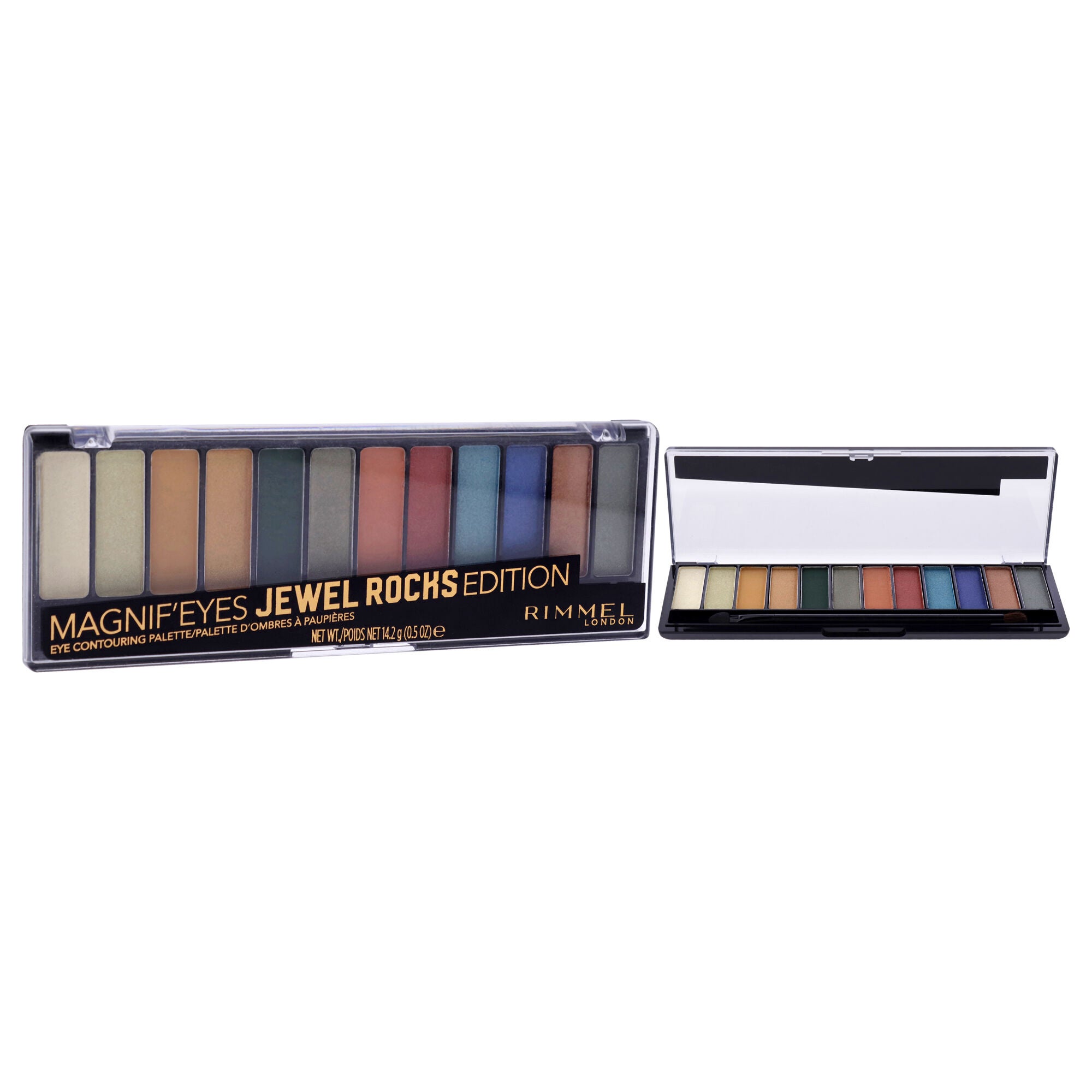 Magnif Eyes Contouring Palette - 009 Jewel Rocks by Rimmel London for Women - 0.5 oz Eye Shadow, , alternate image number 5
