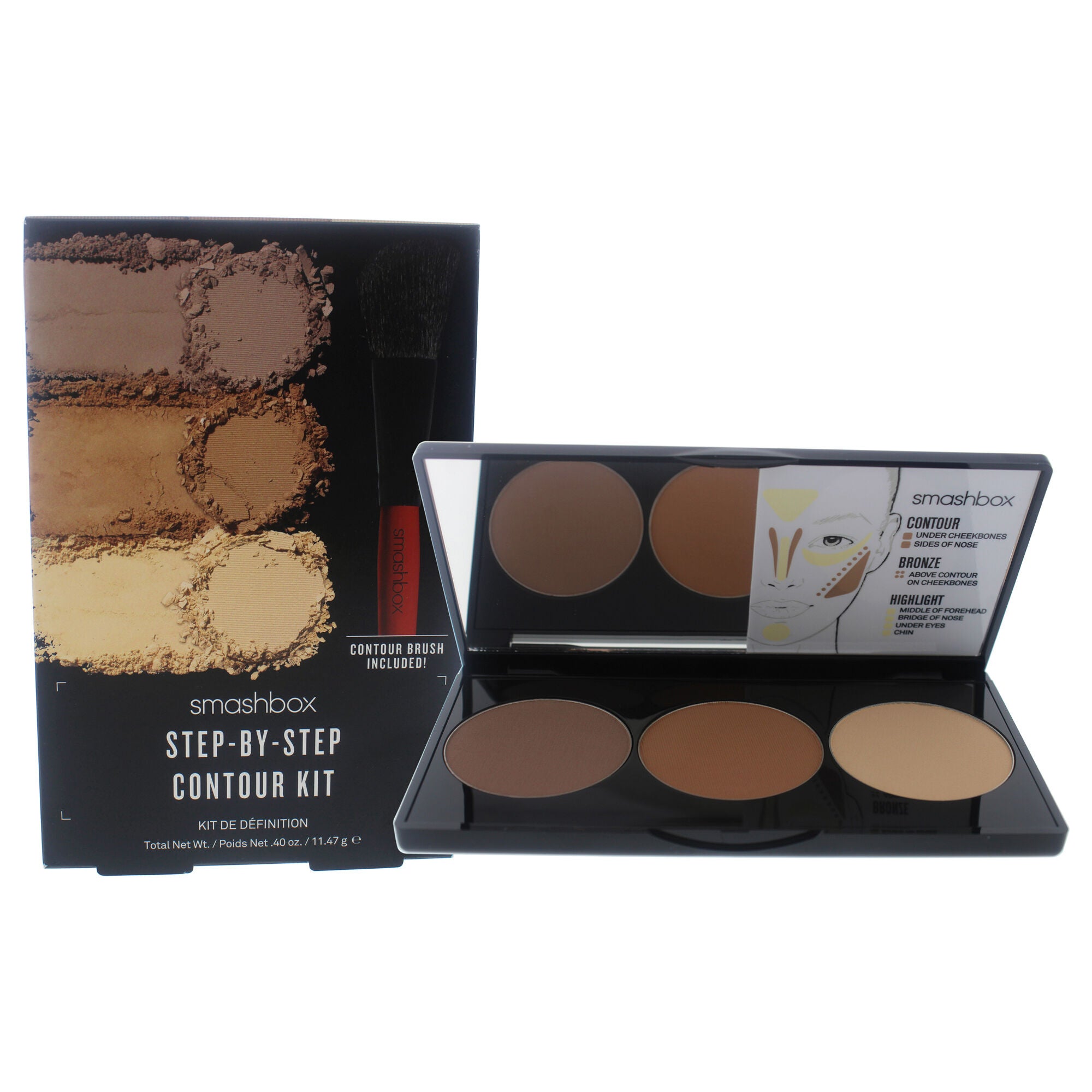 Step-By-Step Contour Kit by SmashBox for Women - 2 Pc 0.4oz Makeup, Brush, , alternate image number 5