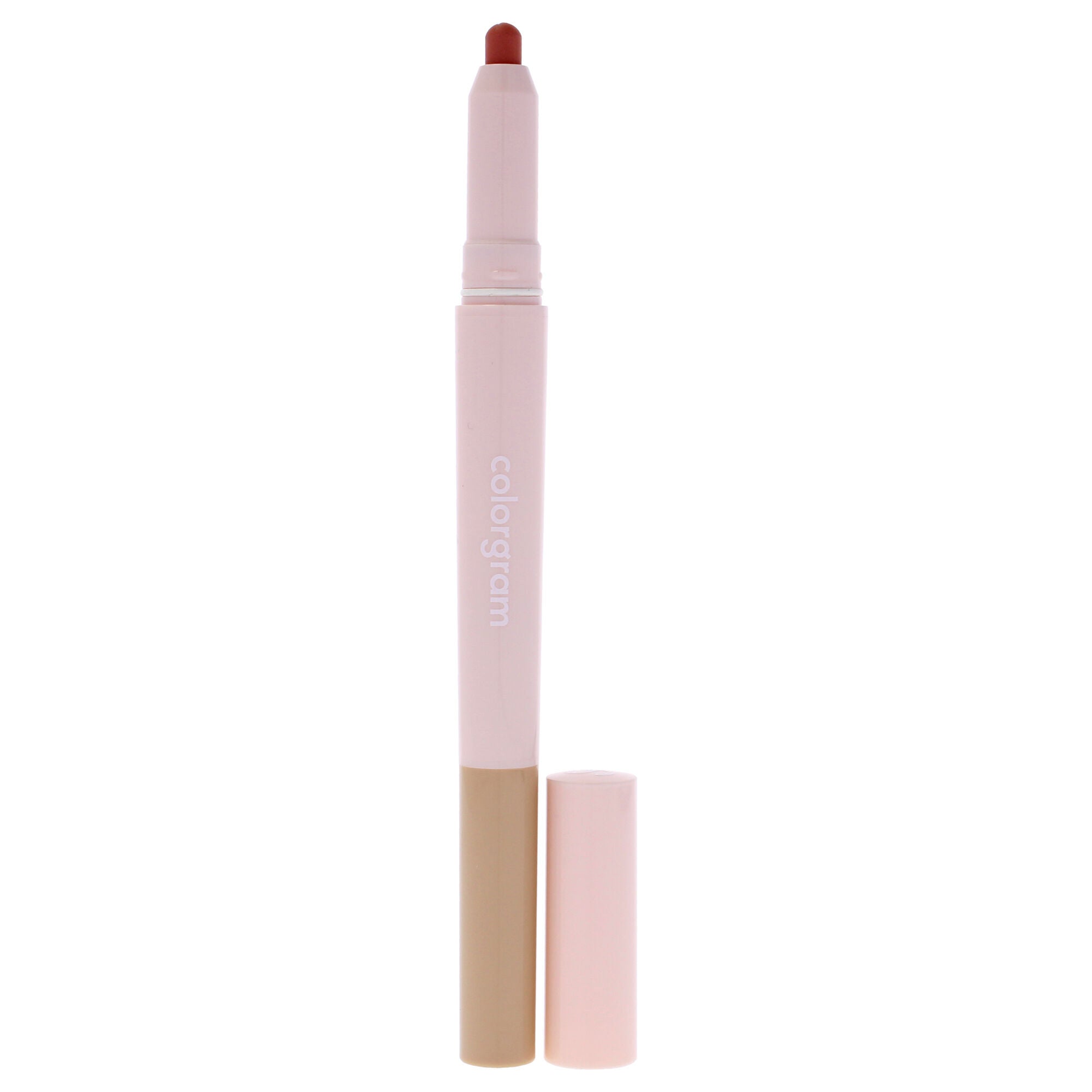 All In One Over-lip Maker - 01 Warm Peach by Colorgram for Women - 0.024 oz Lip Pencil, Brown, alternate image number 1
