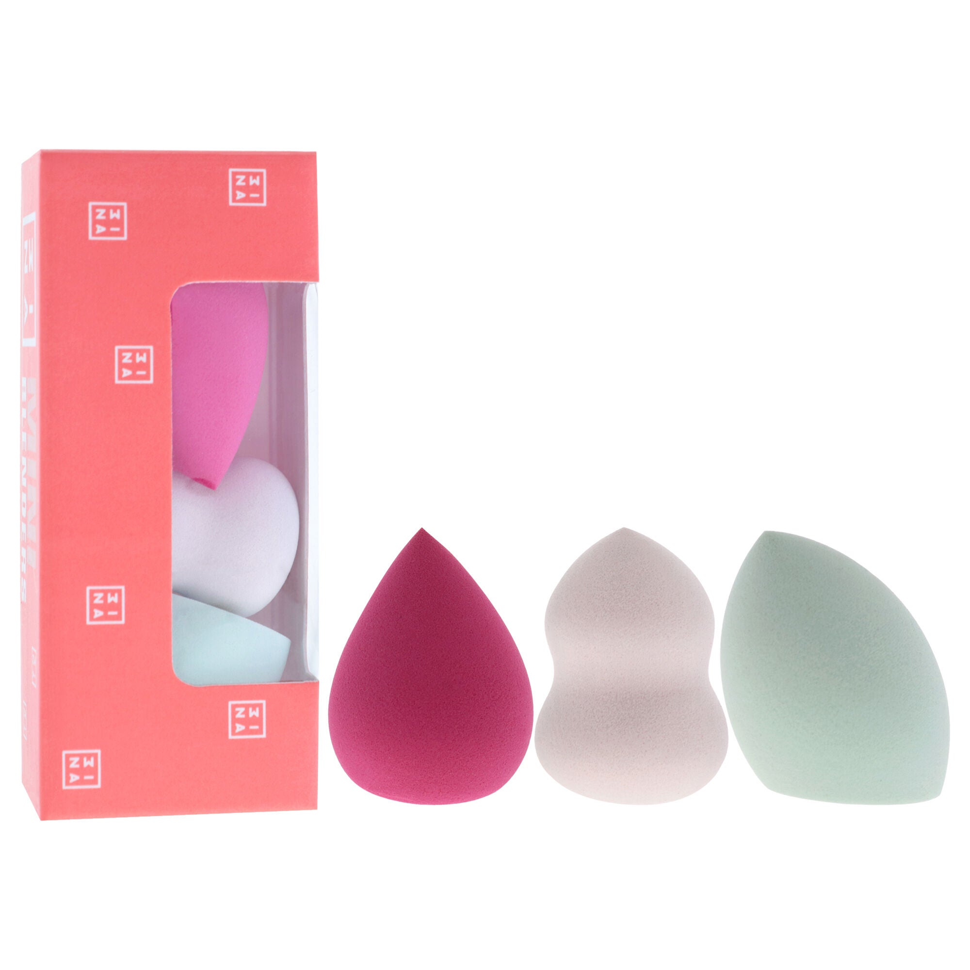 Mini Blenders Set by 3INA for Women - 3 Pc Sponge, See Description, alternate image number 1