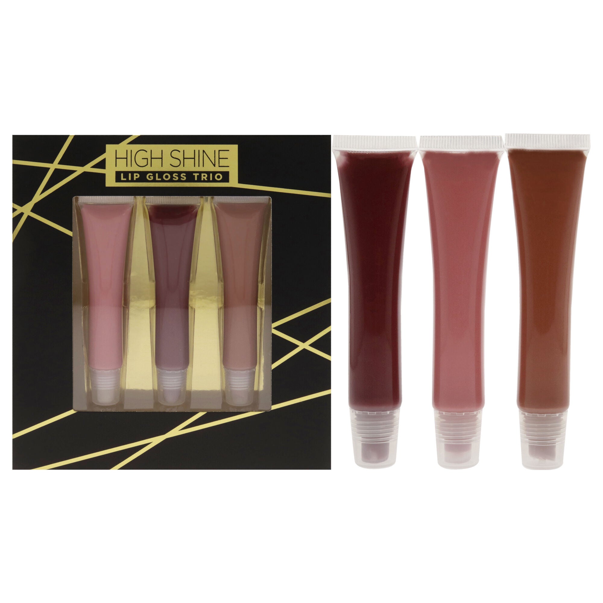 High Shine Lip Gloss Trio by Reaction Retail 3 x 0.54 oz Lip Gloss, Multi, hi-res image number 0