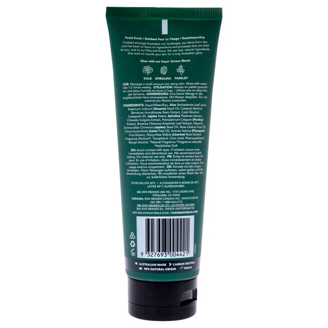 Super Greens Detoxifying Facial Scrub by Sukin for Women - 4.23 oz Scrub, NA, alternate image number null