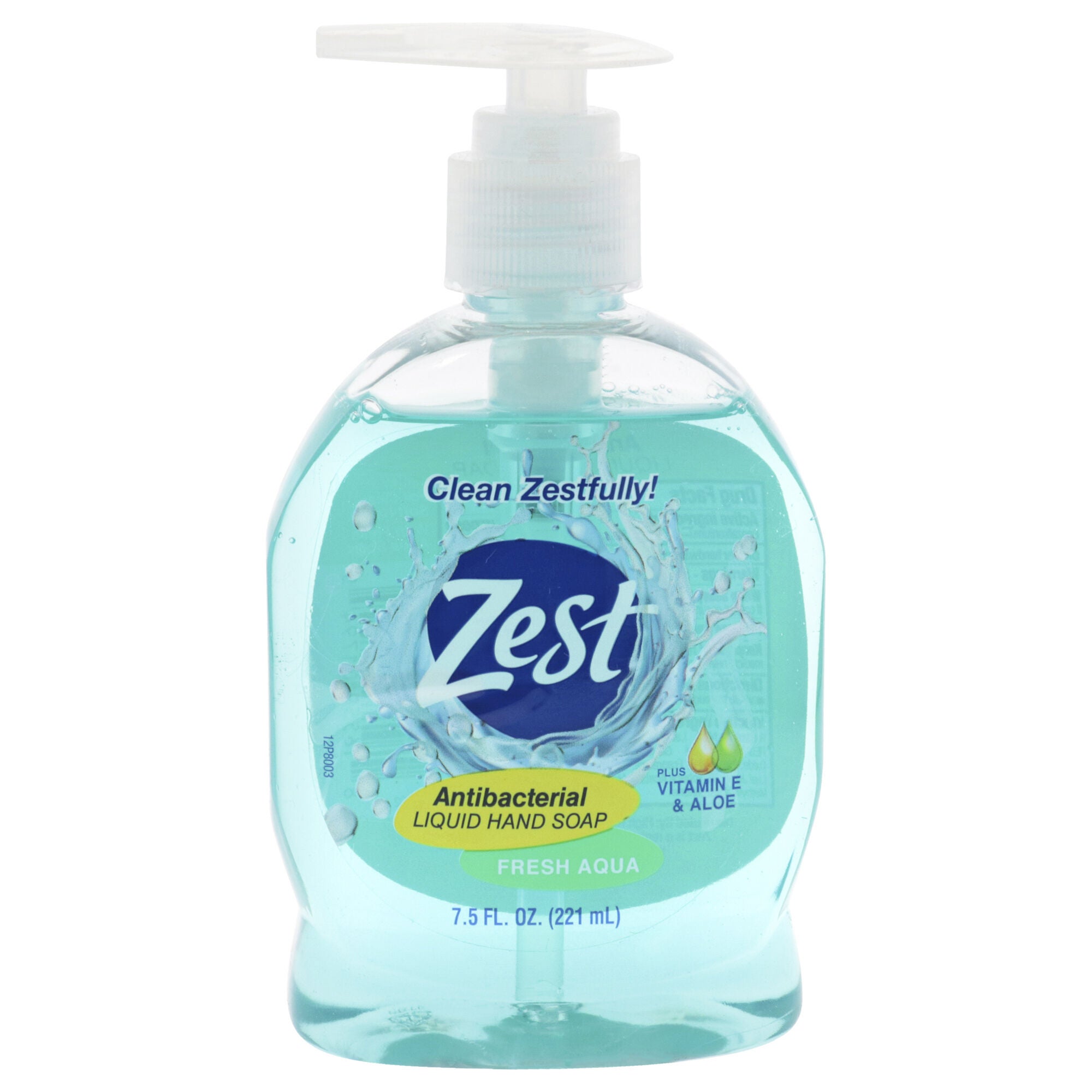 Antibacterial Liquid Hand Soap - Fresh Aqua by Zest for Unisex - 7.5 oz Soap, See Description, hi-res image number 0