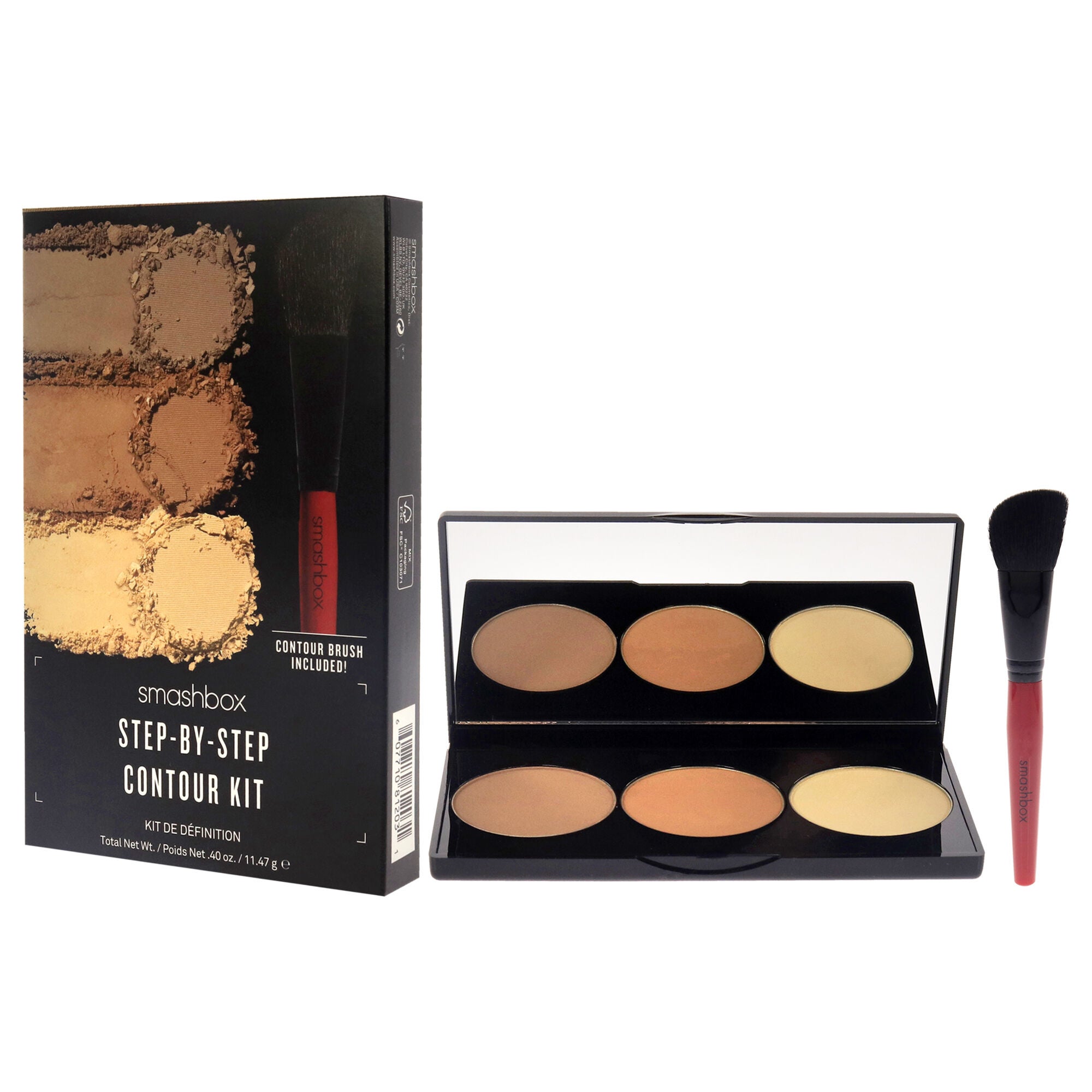 Step-By-Step Contour Kit by SmashBox for Women - 2 Pc 0.4oz Makeup, Brush, , alternate image number 8