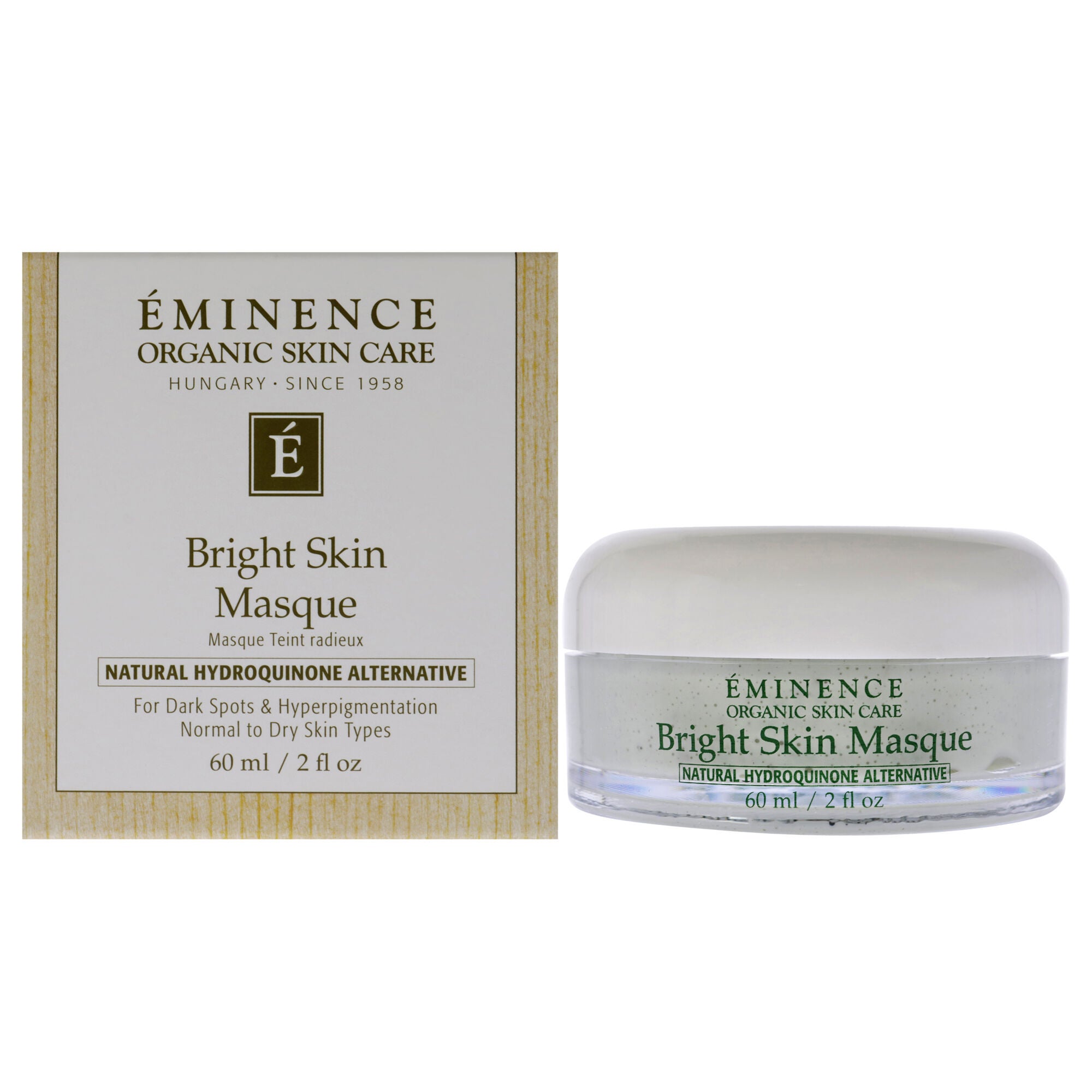 Bright Skin Masque by Eminence for Unisex - 2 oz Mask, White, hi-res image number 0