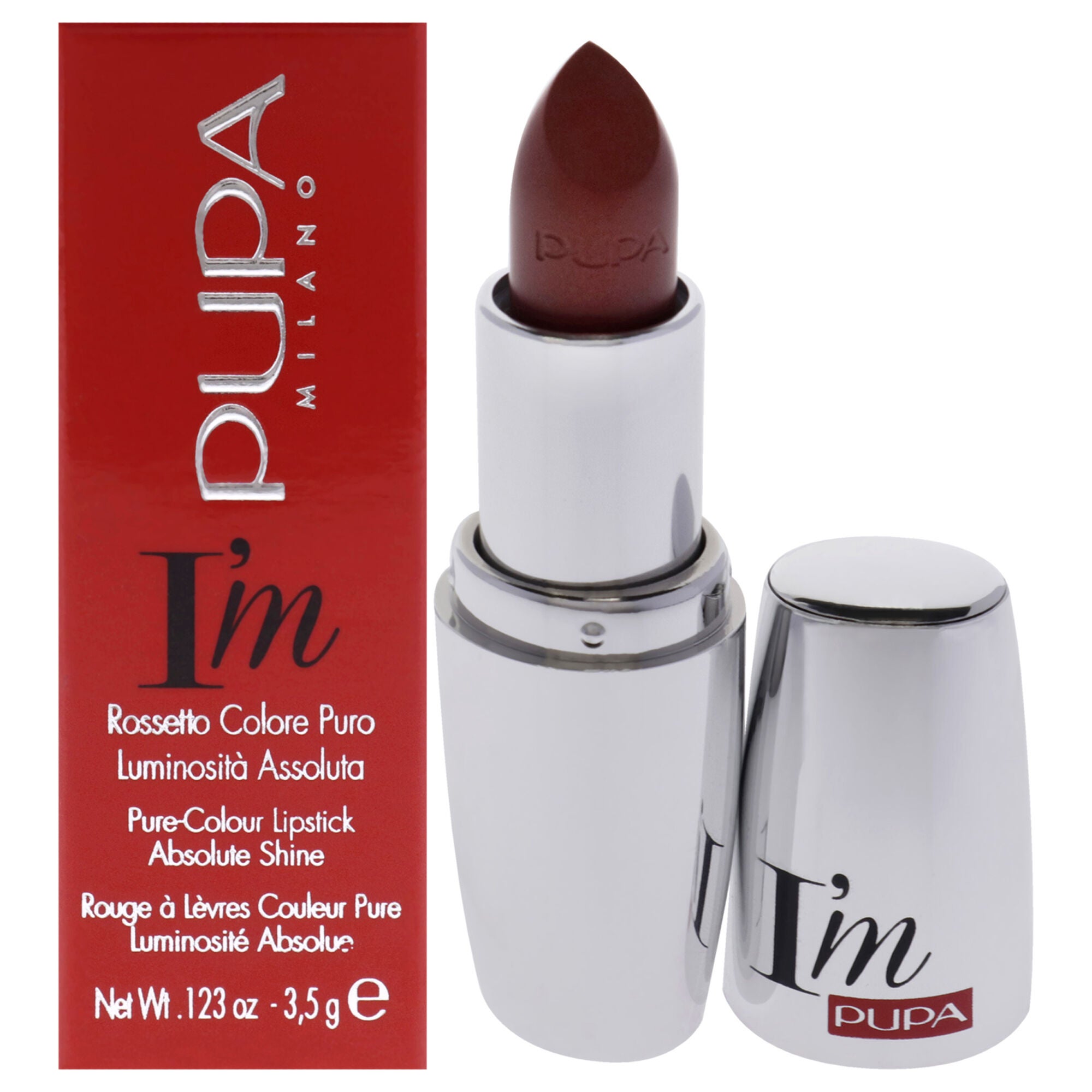 I Am Pure-Colour Lipstick - 409 Pink Declaration by Pupa Milano for Women - 0.123 oz Lipstick, See Description, hi-res image number 0