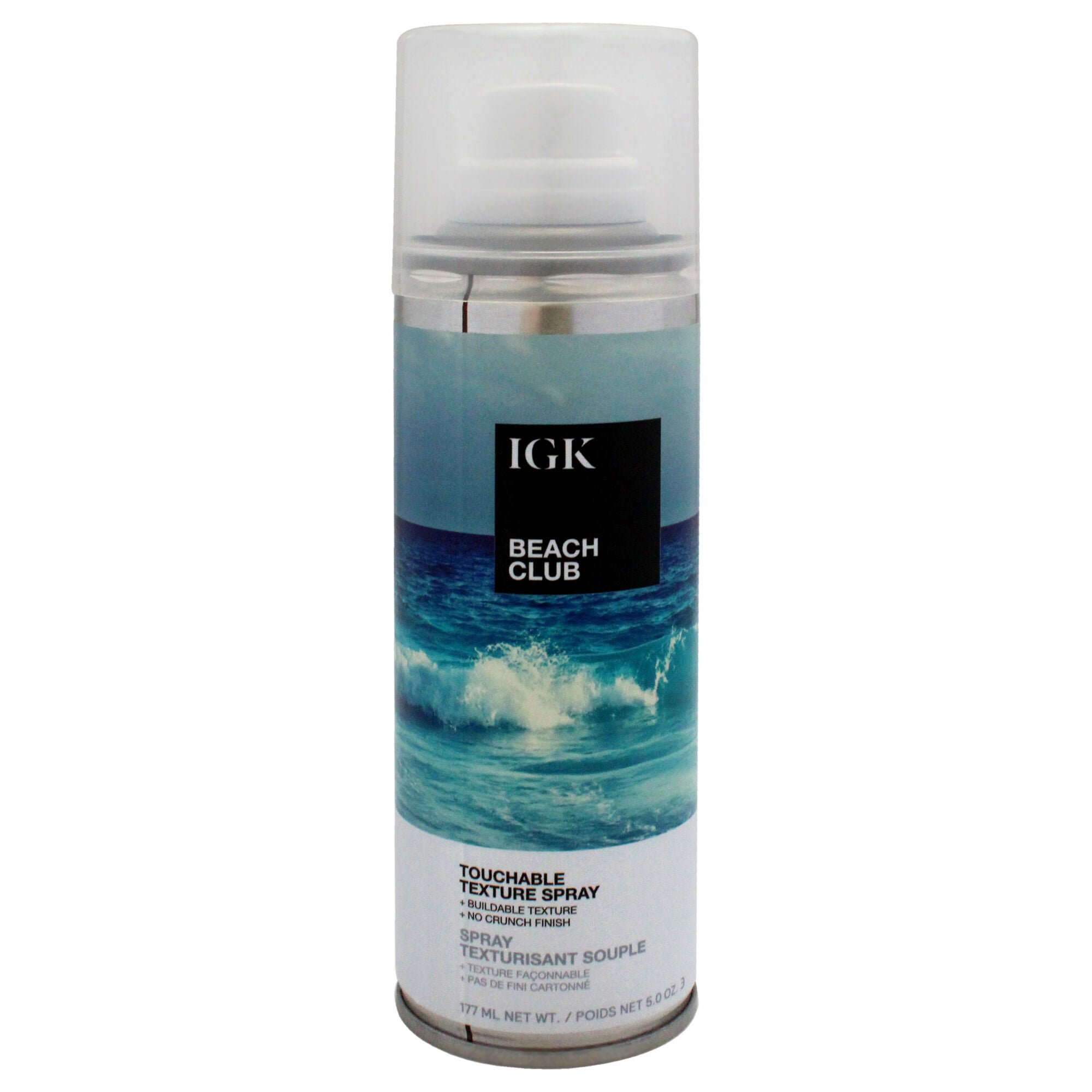 Beach Club Texture Spray by IGK for Unisex - 5 oz Hair Spray, Clear, hi-res image number 0