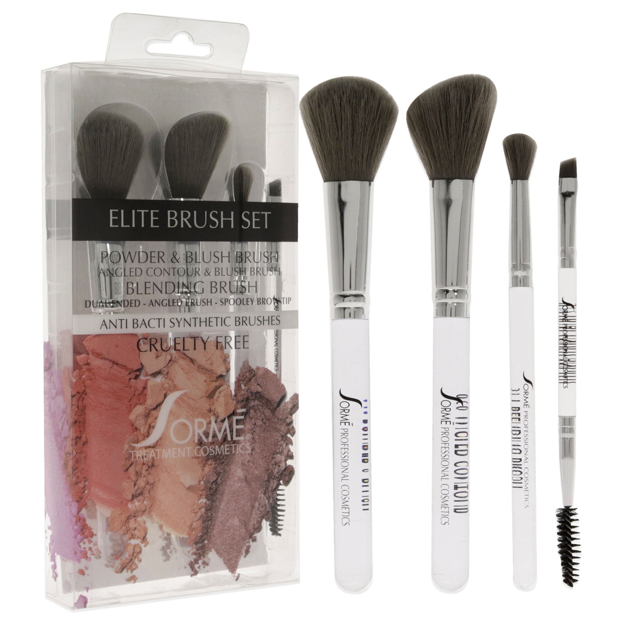Elite Brush Set by Sorme Cosmetics for Women - 4 Pc, See Description, alternate image number 2