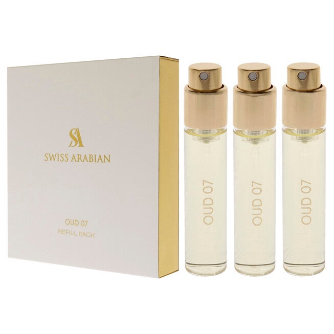 Oud 07 by Swiss Arabian for Unisex - 3 Pc Mini Gift Set 3 x 1oz EDP Spray (Refill), , alternate image number null