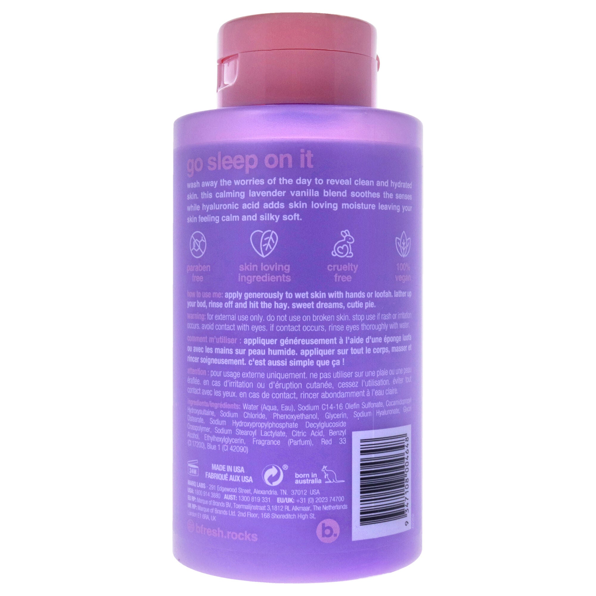 Sleep On It Calming Body Wash by B.Fresh for Unisex - 16 oz Body Wash, See Description, alternate image number 2