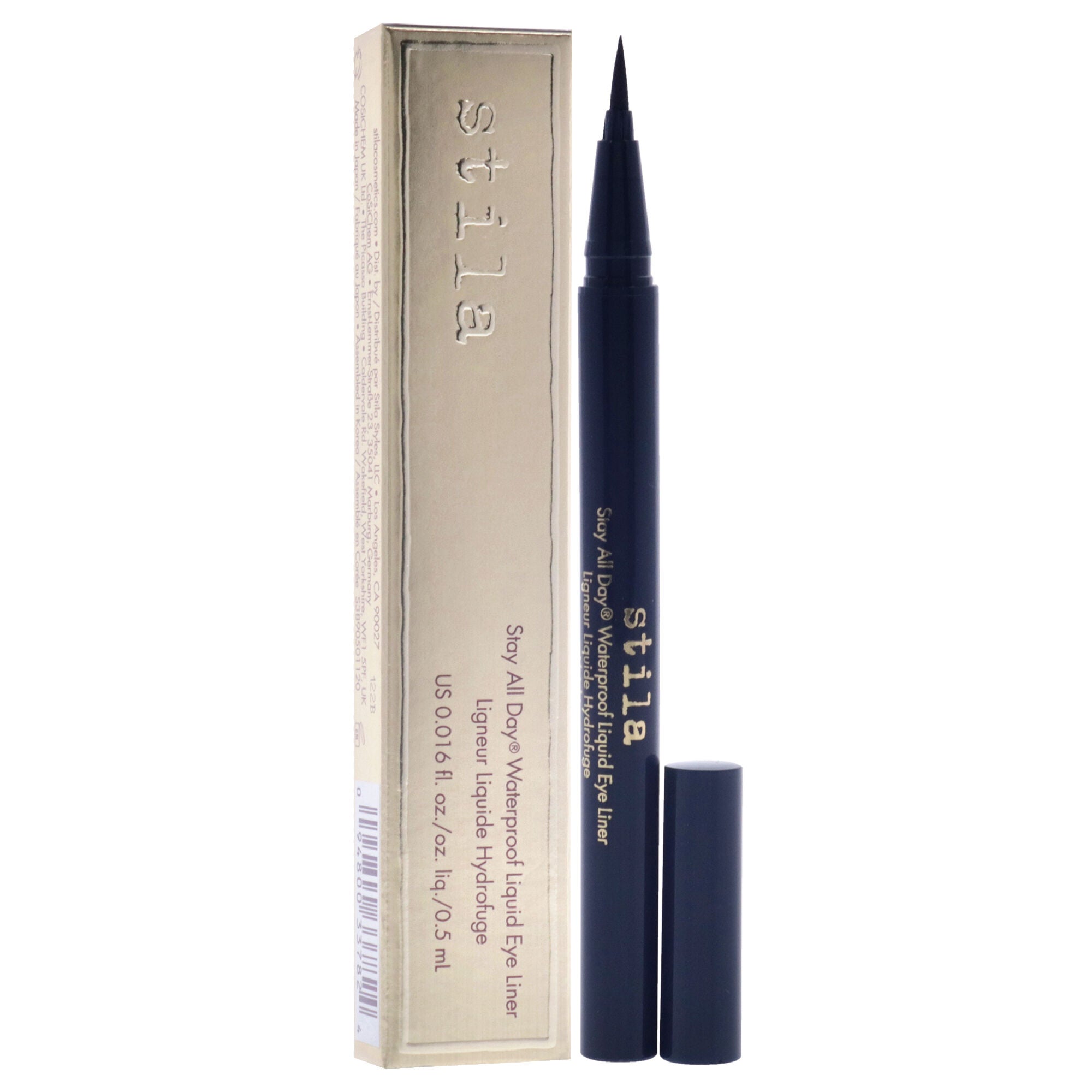 Stay All Day Waterproof Liquid Eye Liner - Midnight by Stila for Women - 0.016 oz Eyeliner, See Description, alternate image number 2