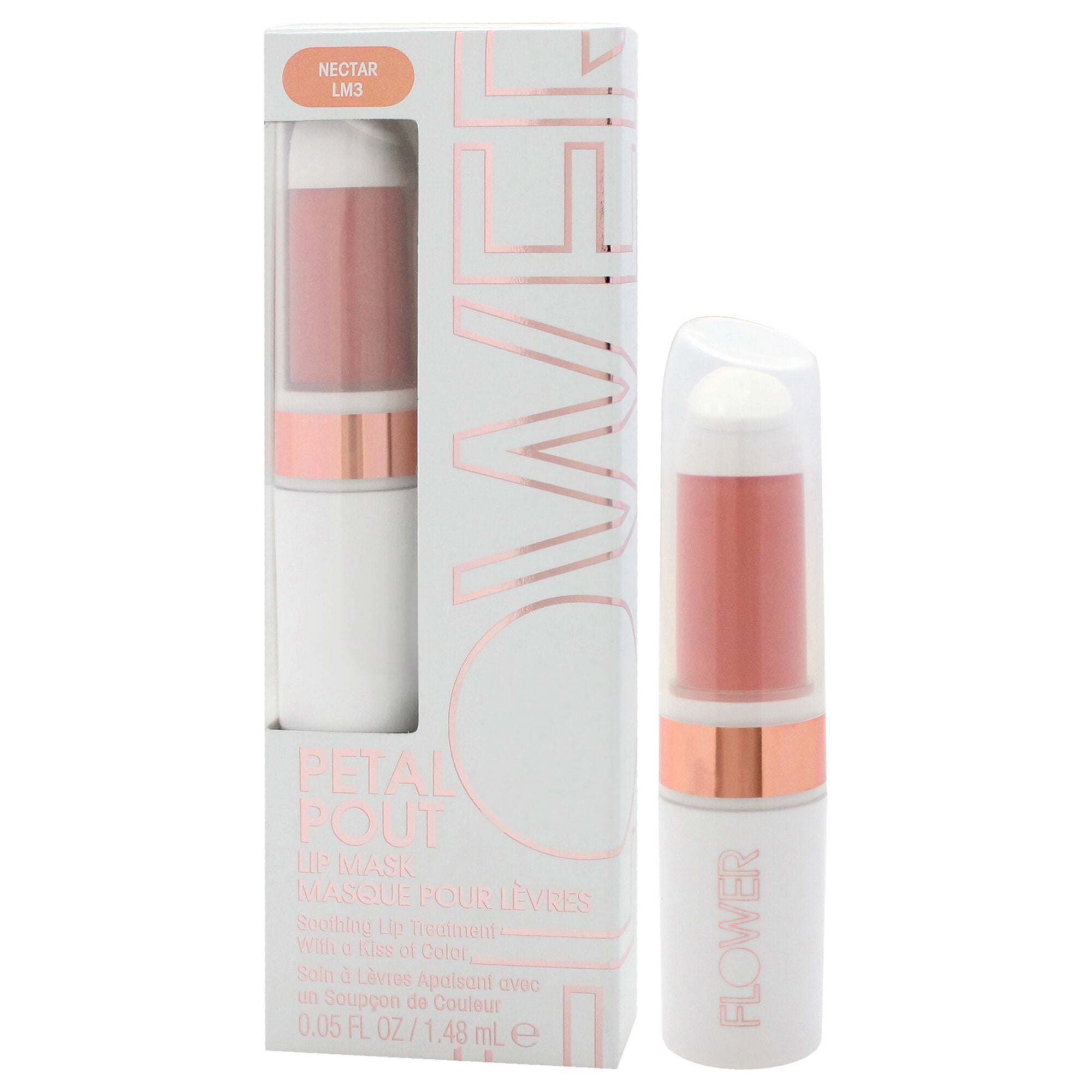 Petal Pout Lip Mask - LM3 Nectar by Flower Beauty for Women - 0.05 oz Lip Mask, See Description, alternate image number 3