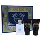 Versace Pour Homme by Versace for Men - 3 Pc Gift Set 1.7oz EDT Spray, 1.7oz Hair and Body Shampoo, 1.7oz After Shave Balm, NA, hi-res image number null