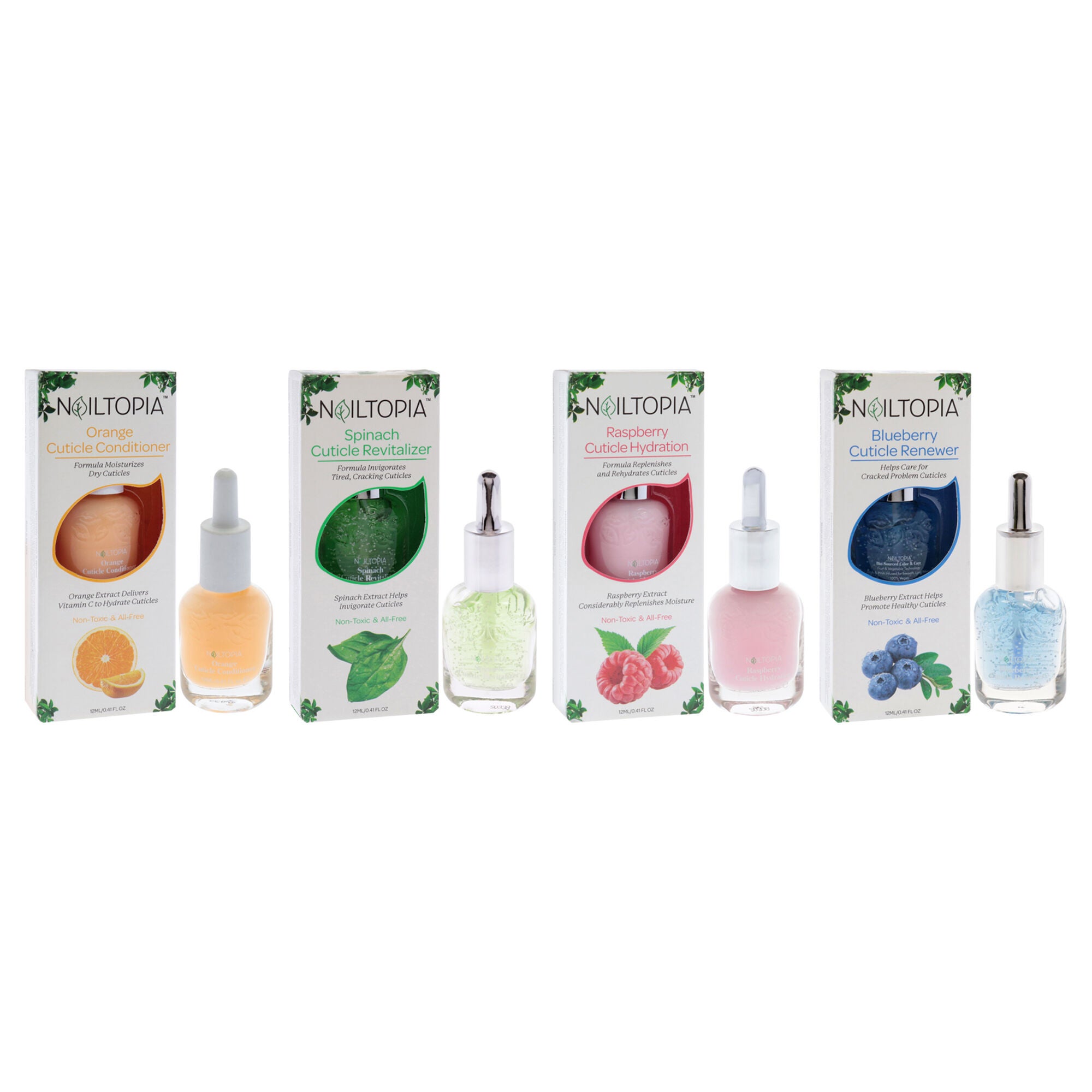 Nailtopia Cuticle Kit by Nailtopia for Women - 4 Pc Kit, See Description, alternate image number 1