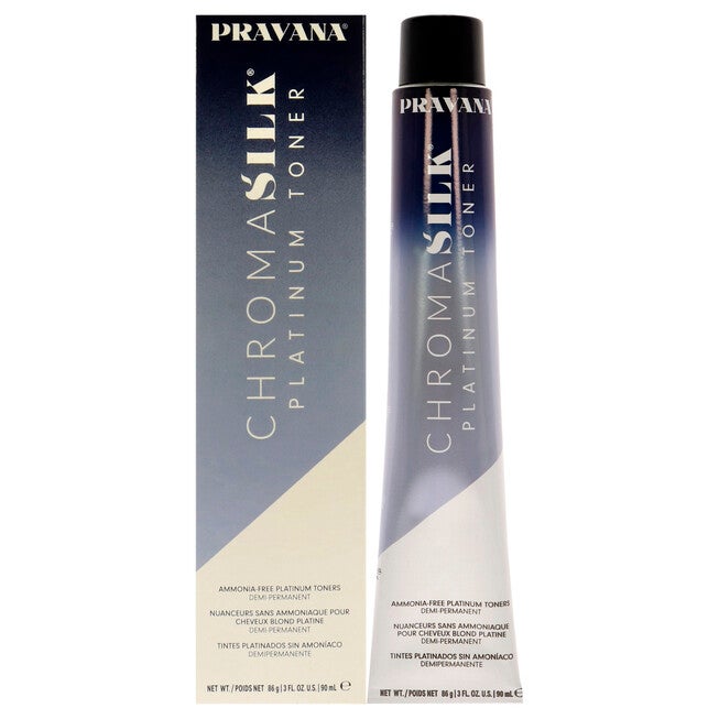 ChromaSilk Platinum Toner - Platinum Lilac by Pravana for Unisex - 3 oz Hair Color, NA, hi-res image number null