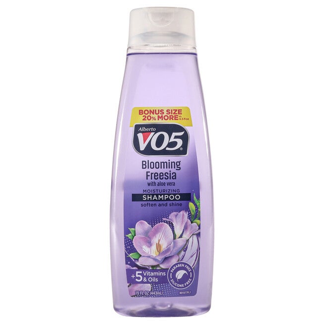 Moisturizing Blooming Freesia Shampoo by Alberto VO5 for Unisex - 15 oz Shampoo, See Description, hi-res image number 0